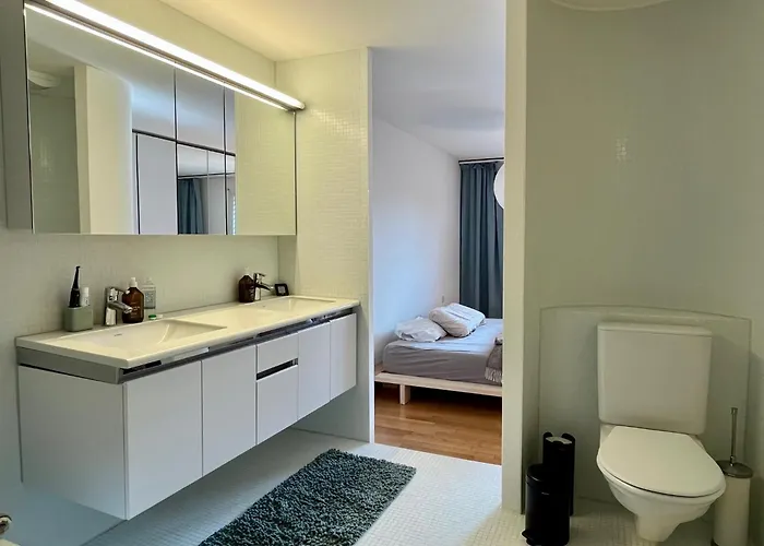 Apartment Boho Chic - 2Br, 2Baths Spacious With 23Sqm Terrasse 10 Min From Lake