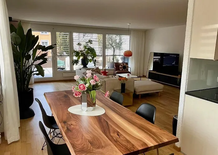 Boho Chic - 2Br, 2Baths Spacious With 23Sqm Terrasse 10 Min From Lake