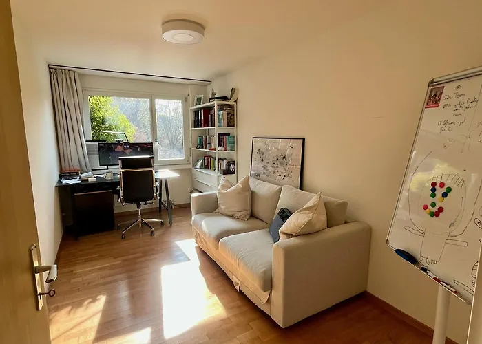 Διαμέρισμα Boho Chic With 125sqm, 2 Bedroom 2 Baths With 36sqm Dual Terraces With Parking And 10 Min To Ζυρίχη